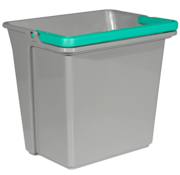 Wiadro Plastikowe ABS 5l zielona rączka 30401